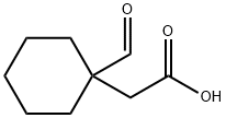 Cyclohexaneacetic acid, 1-formyl- 结构式