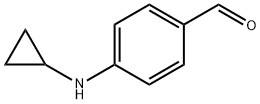 Benzaldehyde, 4-(cyclopropylamino)- 结构式