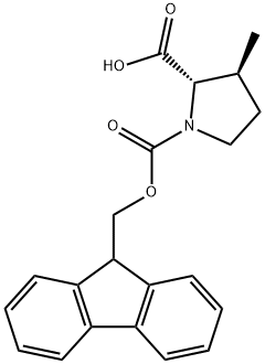 1,2-Pyrrolidinedicarboxylic acid, 3-methyl-, 1-(9H-fluoren-9-ylmethyl) ester, (2S,3S)-