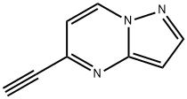 5-乙炔基吡唑并[1,5-A]嘧啶 结构式