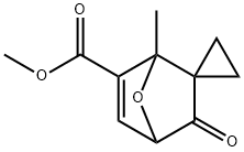 Spiro[cyclopropane-1,2'-[7]oxabicyclo[2.2.1]hept[5]ene]-6'-carboxylic acid, 1'-methyl-3'-oxo-, methyl ester 结构式