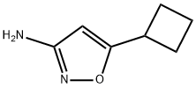 5-环丁基-1,2-噁唑-3-胺 结构式