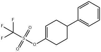 Methanesulfonic acid, 1,1,1-trifluoro-, 4-phenyl-1-cyclohexen-1-yl ester 结构式