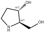 2-Pyrrolidinemethanol, 3-hydroxy-, hydrochloride (1:1), (2R,3S)-rel- 结构式