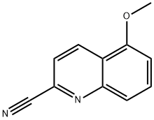 2-Quinolinecarbonitrile, 5-methoxy- 结构式