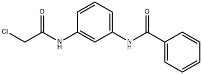 Benzamide, N-[3-[(2-chloroacetyl)amino]phenyl]- 结构式