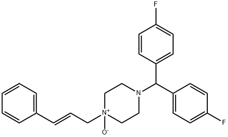 氟桂利嗪N-氧化物二盐酸盐 结构式