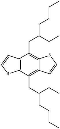 4,8-双(2-乙基己基)苯并[1,2-B:4,5-B']二噻吩 结构式