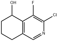 3-氯-4-氟-5,6,7,8-四氢异喹啉-5-醇 结构式