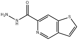 噻吩并[3,2-C]吡啶-6-碳酰肼 结构式
