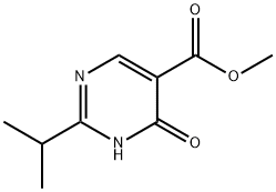 2-异丙基-6-氧代-1,6-二氢嘧啶-5-羧酸甲酯 结构式