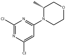 (R)-4-(2,6-二氯嘧啶-4-基)-3-甲基吗啉 结构式