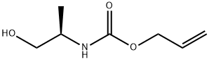 Carbamic acid, N-[(1R)-2-hydroxy-1-methylethyl]-, 2-propen-1-yl ester 结构式