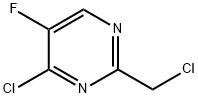 4-氯-2-氯甲基-5-氟-嘧啶 结构式