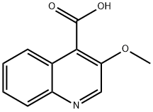 3-Methoxyquinoline-4-carboxylic Acid 结构式