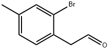 Benzeneacetaldehyde, 2-bromo-4-methyl- 结构式