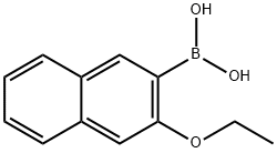 (3-乙氧基萘-2-基)硼酸 结构式