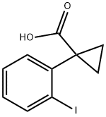 Cyclopropanecarboxylic acid, 1-(2-iodophenyl)- 结构式