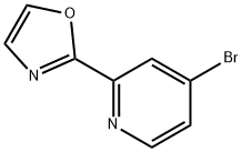 Pyridine, 4-bromo-2-(2-oxazolyl)- 结构式