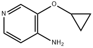 3-环丙氧基吡啶-4-胺 结构式