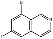 Isoquinoline, 8-bromo-6-iodo- 结构式
