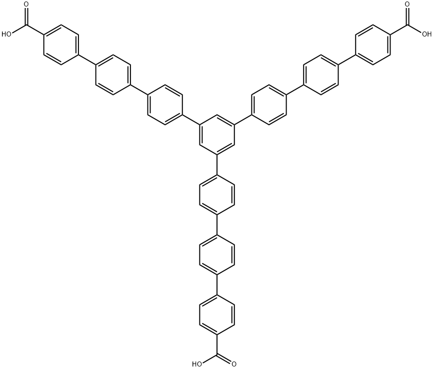 1,3,5-三(三联苯甲酸基)-苯 结构式