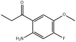 1-(2-Amino-4-fluoro-5-methoxyphenyl)-1-propanone 结构式
