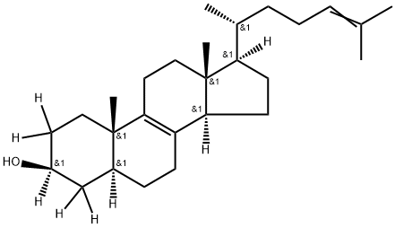 (2,2,3,4,4-D5)-ZYMOSTEROL;ZYMOSTEROL-D5 结构式