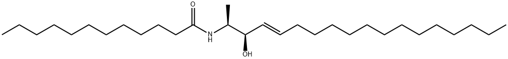 N-LAUROYL-1-DEOXYSPHINGOSINE (M18:1/12:0);N-C12-DEOXYSPHINGOSINE 结构式