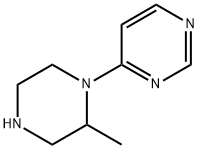 Pyrimidine, 4-(2-methyl-1-piperazinyl)- 结构式