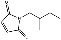 1H-Pyrrole-2,5-dione, 1-(2-methylbutyl)- 结构式