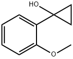 1-(2-甲氧基苯基)环丙-1-醇 结构式