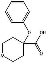 4-phenoxyoxane-4-carboxylic acid 结构式