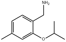 [4-methyl-2-(propan-2-yloxy)phenyl]methanamine 结构式