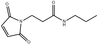 3-(2,5-二氧代-2,5-二氢-1H-吡咯-1-基)-N-丙基丙酰胺 结构式