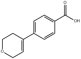 Benzoic acid, 4-(3,6-dihydro-2H-pyran-4-yl)- 结构式