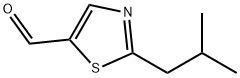 2-(2-甲基丙基)-1,3-噻唑-5-甲醛 结构式