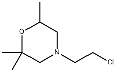 Morpholine,4-(2-chloroethyl)-2,2,6-trimethyl- 结构式