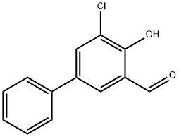 5-氯-4-羟基-[1,1'-联苯]-3-甲醛 结构式