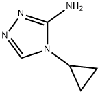 4H-1,2,4-Triazol-3-amine, 4-cyclopropyl- 结构式