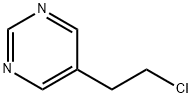 Pyrimidine, 5-(2-chloroethyl)- 结构式