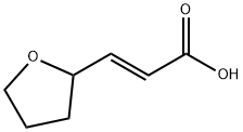 2-Propenoic acid, 3-(tetrahydro-2-furanyl)-, (2E)- 结构式