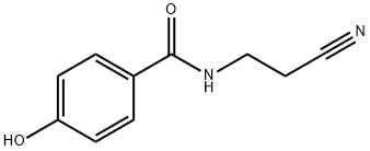 Benzamide, N-(2-cyanoethyl)-4-hydroxy- 结构式