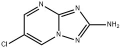 6-氯-[1,2,4]三唑并[1,5-A]嘧啶-2-胺 结构式