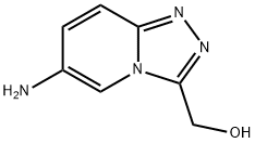 (6-氨基-[1,2,4]三唑并[4,3-A]吡啶-3-基)甲醇 结构式