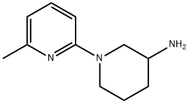 3-Piperidinamine, 1-(6-methyl-2-pyridinyl)- 结构式