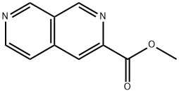 2,7-萘吡啶-3-羧酸甲酯 结构式