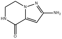 2-氨基-6,7-二氢吡唑并[1,5-A]吡嗪-4(5H)-酮 结构式