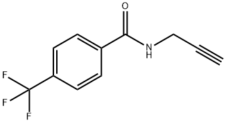 Benzamide, N-2-propyn-1-yl-4-(trifluoromethyl)- 结构式