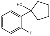 1-(2-氟苯基)环戊-1-醇 结构式